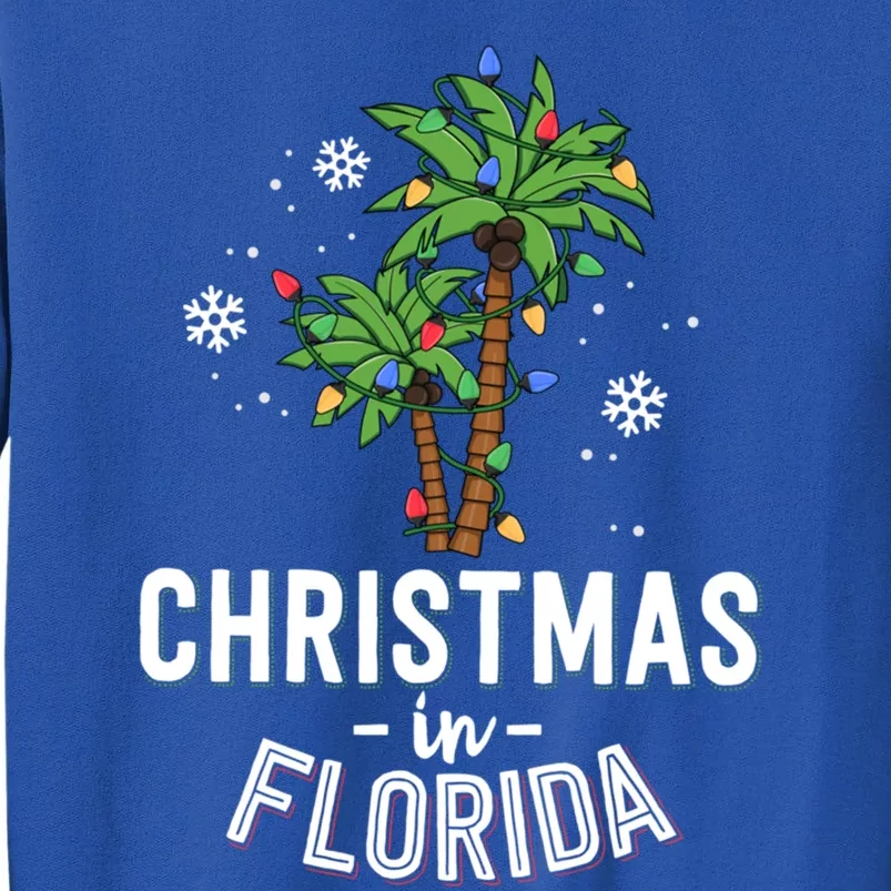 Christmas In Florida Deck The Palm Trees Family Vacation Cute Gift Sweatshirt