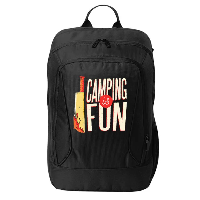 Camping Is Fun Horror Theme City Backpack