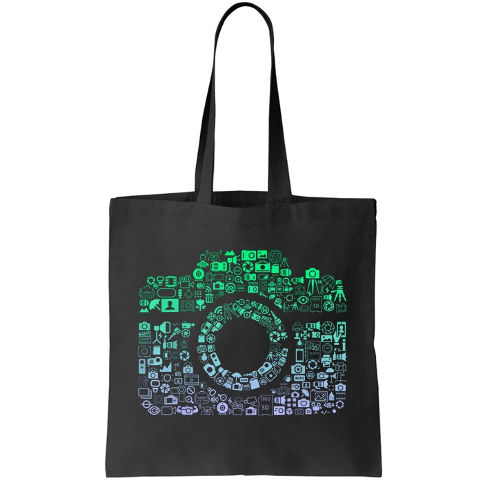 Camera Iconography For Photographer Boy Photography Tote Bag