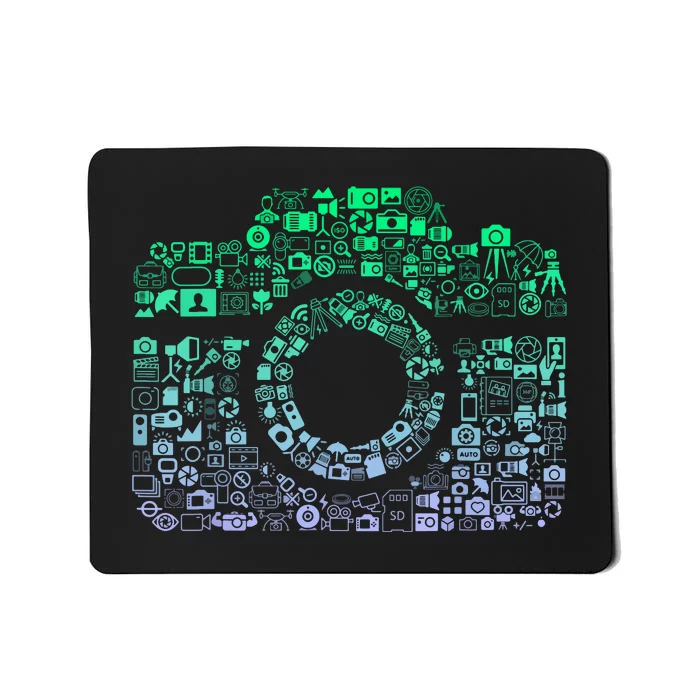 Camera Iconography For Photographer Boy Photography Mousepad