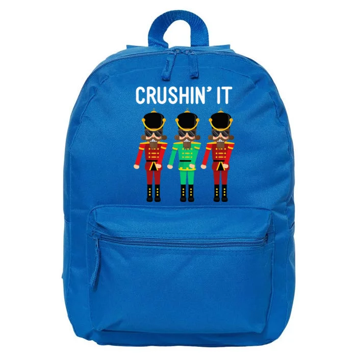 Crushin It Flossing Nutcracker Christmas Dance 16 in Basic Backpack