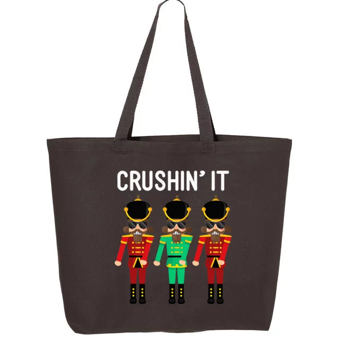 Crushin It Flossing Nutcracker Christmas Dance 25L Jumbo Tote