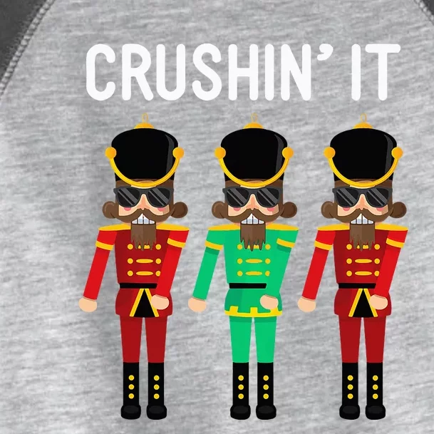 Crushin It Flossing Nutcracker Christmas Dance Toddler Fine Jersey T-Shirt