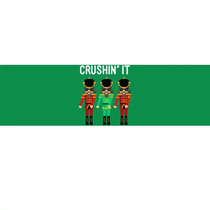 Crushin It Flossing Nutcracker Christmas Dance Bumper Sticker