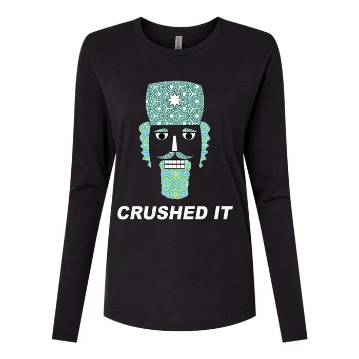 Crushed It Funny Nutcracker Classic Ballet Performance Womens Cotton Relaxed Long Sleeve T-Shirt