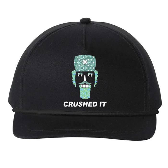 Crushed It Funny Nutcracker Classic Ballet Performance Snapback Five-Panel Rope Hat