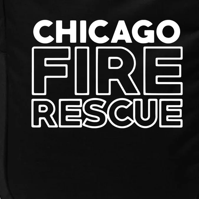 Chicago Illinois Fire Rescue Department Firefighters Firemen Impact Tech Backpack