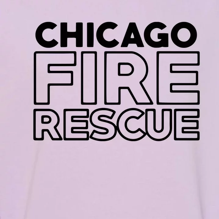 Chicago Illinois Fire Rescue Department Firefighters Firemen Garment-Dyed Sweatshirt