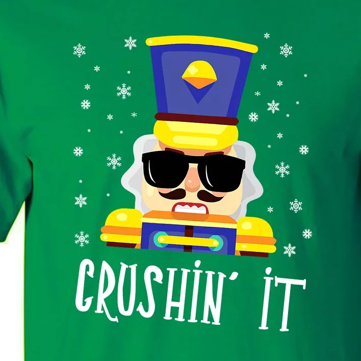 Crushin It Flossing Nutcracker Christmas Dance Tall T-Shirt