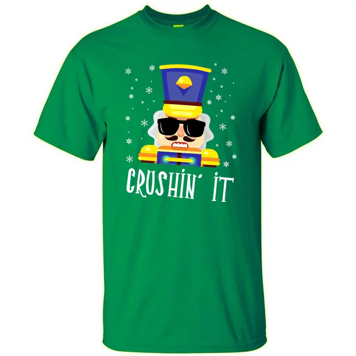 Crushin It Flossing Nutcracker Christmas Dance Tall T-Shirt