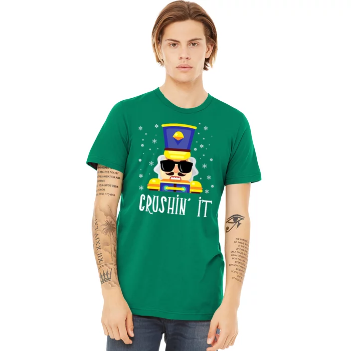 Crushin It Flossing Nutcracker Christmas Dance Premium T-Shirt