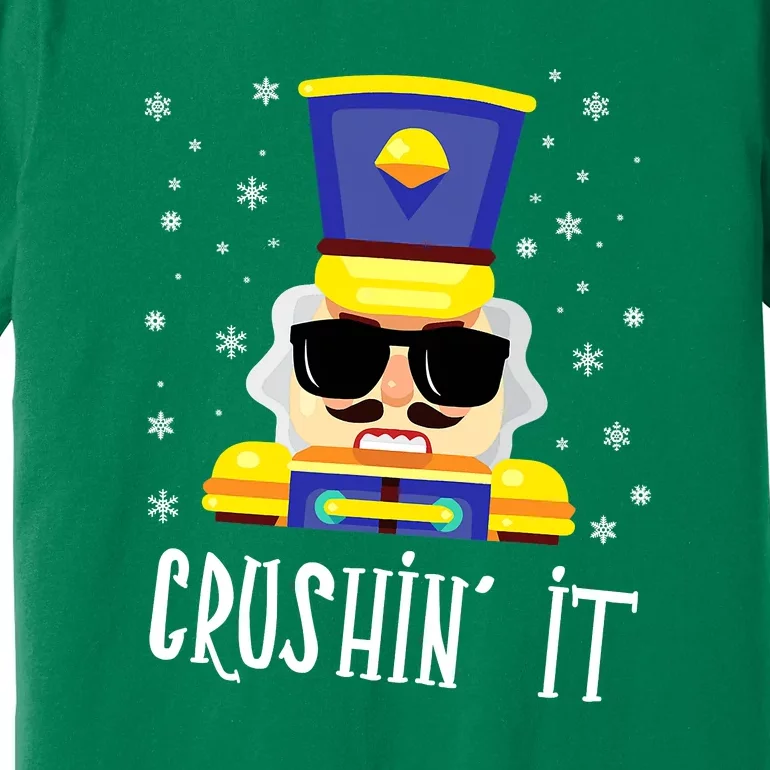 Crushin It Flossing Nutcracker Christmas Dance Premium T-Shirt