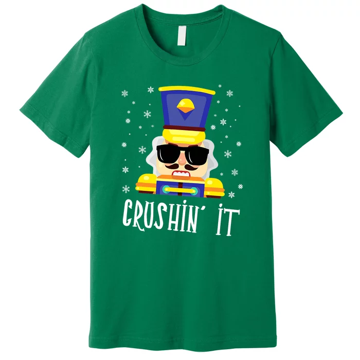 Crushin It Flossing Nutcracker Christmas Dance Premium T-Shirt