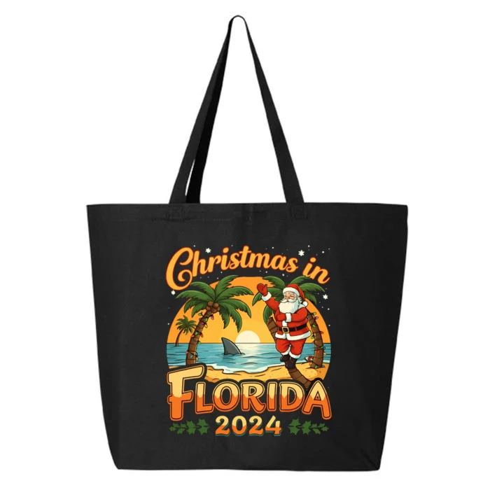 Christmas In Florida 2024 Family Vacation 25L Jumbo Tote