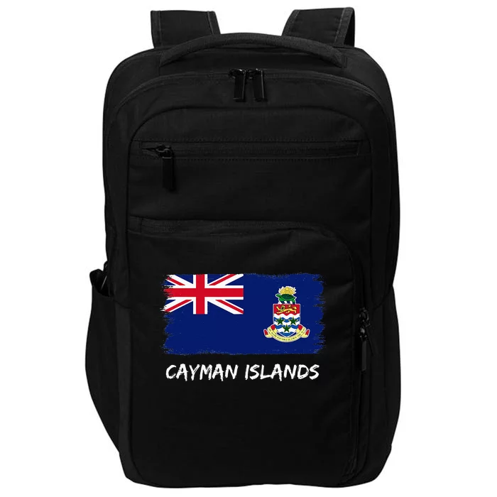 Cayman Islands Flag Impact Tech Backpack