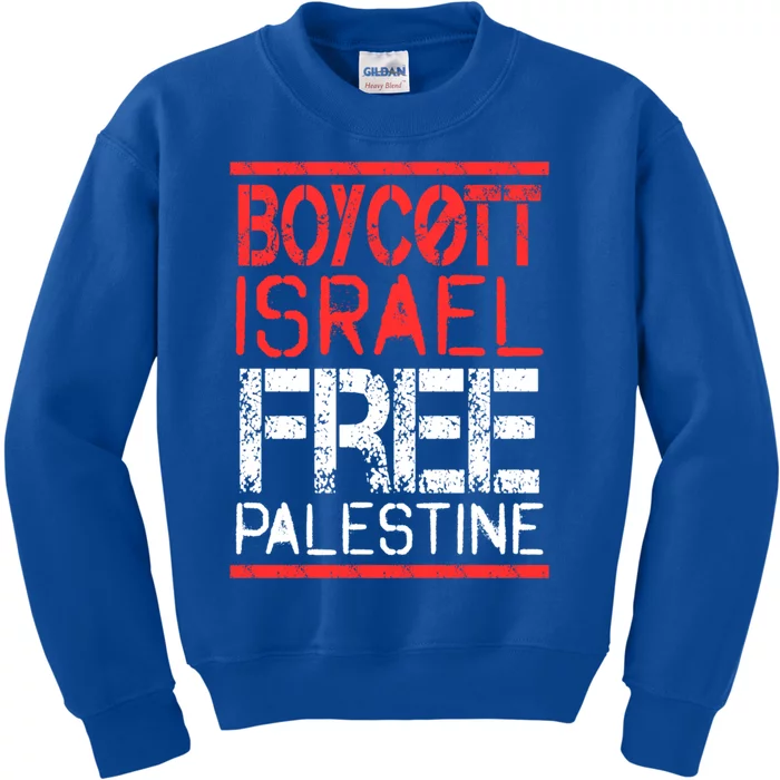 Cott Israel Free Palestine Gaza War Awareness Quote Cute Gift Kids Sweatshirt