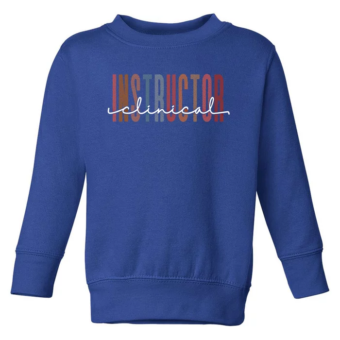 Clinical Instructor Funny Gift Toddler Sweatshirt