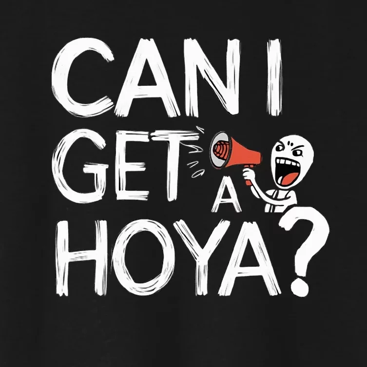 Can I Get A Hoya Women's Crop Top Tee