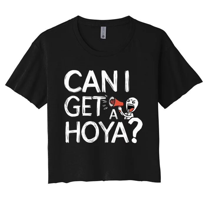 Can I Get A Hoya Women's Crop Top Tee