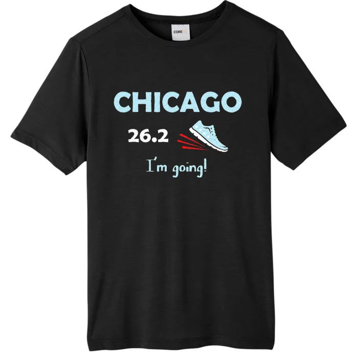 Chicago Im Going Marathon Runner Running 26.2 ChromaSoft Performance T-Shirt