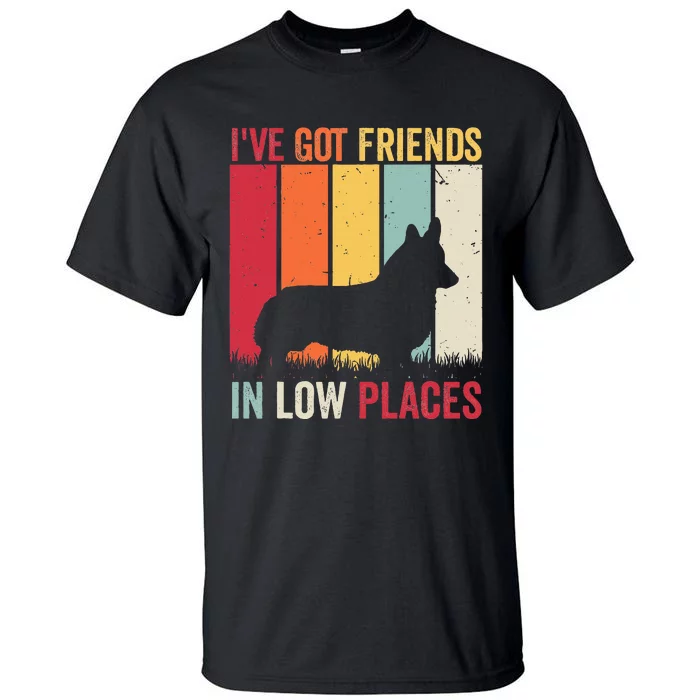 Corgi IVe Got Friends In Low Places Pembroke Welsh Lover Te Tall T-Shirt