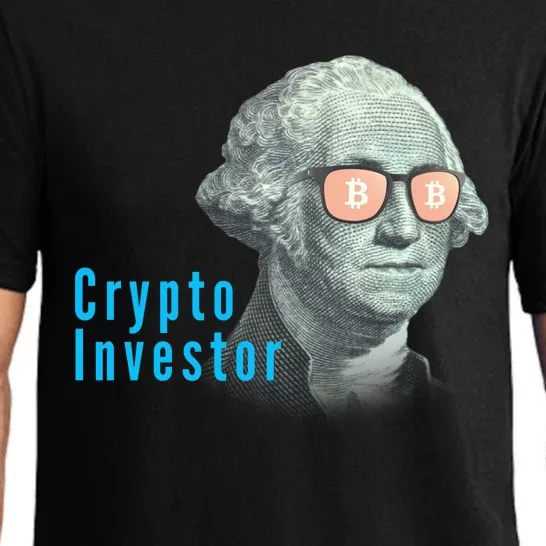 Crypto Investor, George In BTC Glasses, Bitcoin, Blockchain, Cryptocurrency, BTC Pajama Set