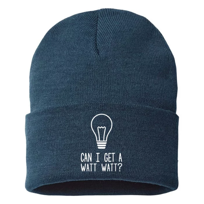 Can I Get A Watt Watt Sustainable Knit Beanie