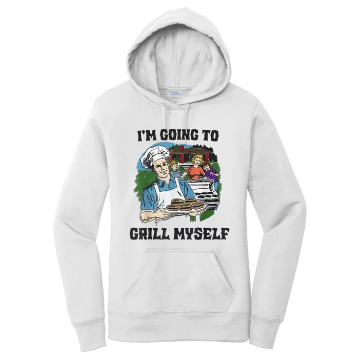 Chef I’M Going To Grill Myself Women's Pullover Hoodie