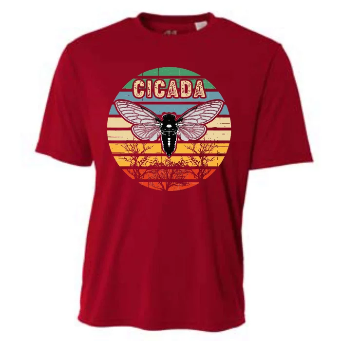 Cicada Insect Great Eastern Brood X 2021 Magicicada Cooling Performance Crew T-Shirt