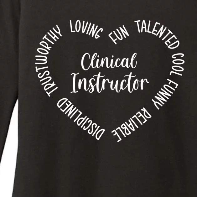 Clinical Instructor Great Gift Womens CVC Long Sleeve Shirt