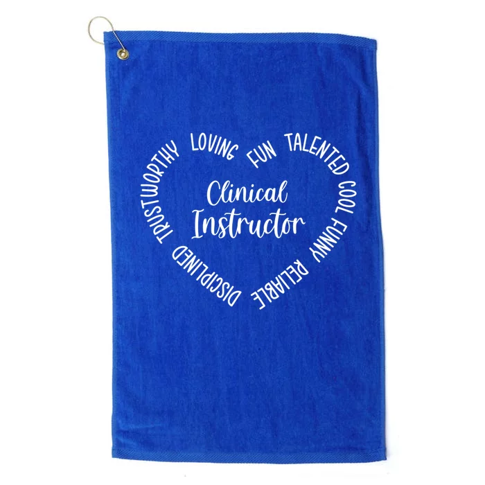 Clinical Instructor Great Gift Platinum Collection Golf Towel