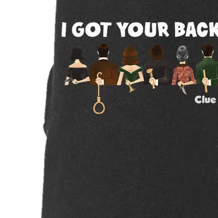 Clue I Got Your Back Characters Hiding Their Weapons Lineup Doggie 3-End Fleece Hoodie