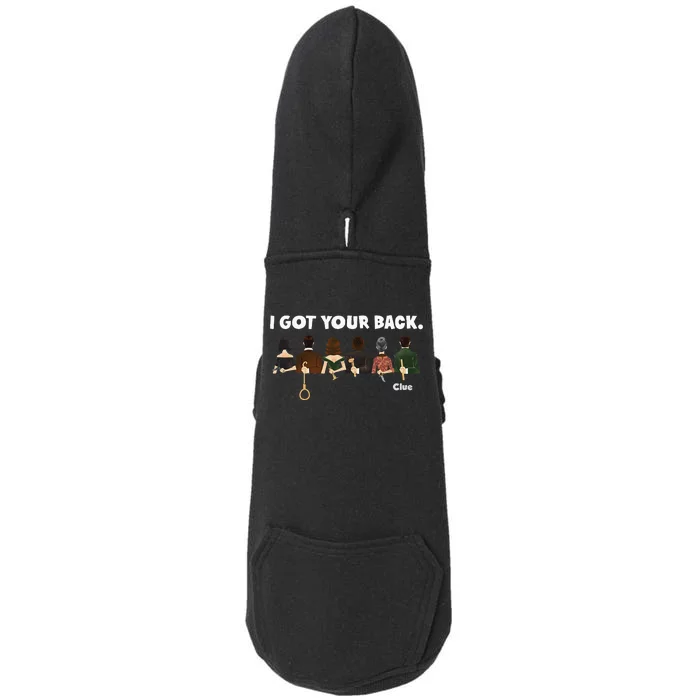 Clue I Got Your Back Characters Hiding Their Weapons Lineup Doggie 3-End Fleece Hoodie