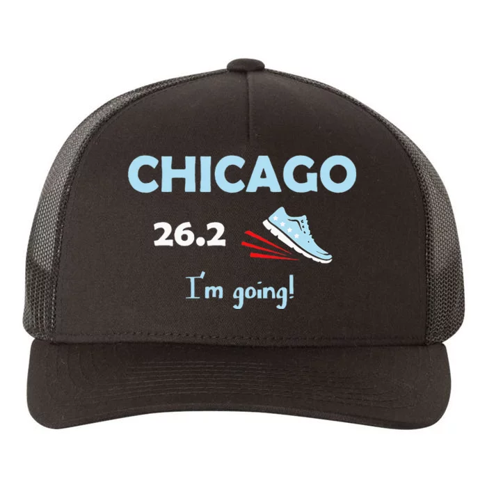 Chicago Im Going Marathon Runner Running Yupoong Adult 5-Panel Trucker Hat