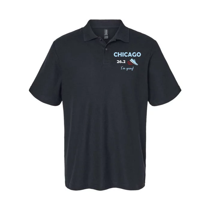 Chicago Im Going Marathon Runner Running 262 Softstyle Adult Sport Polo