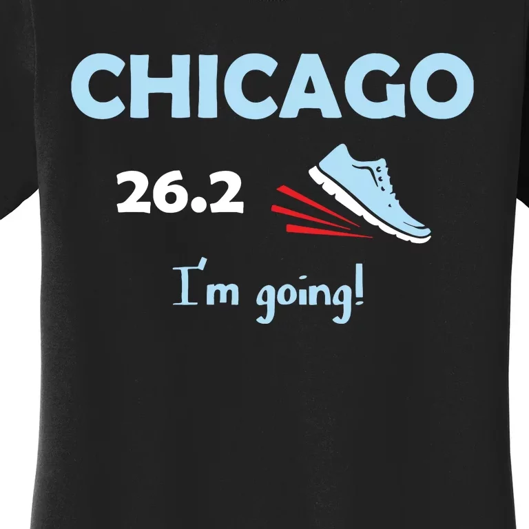 Chicago Im Going Marathon Runner Running 262 Women's T-Shirt