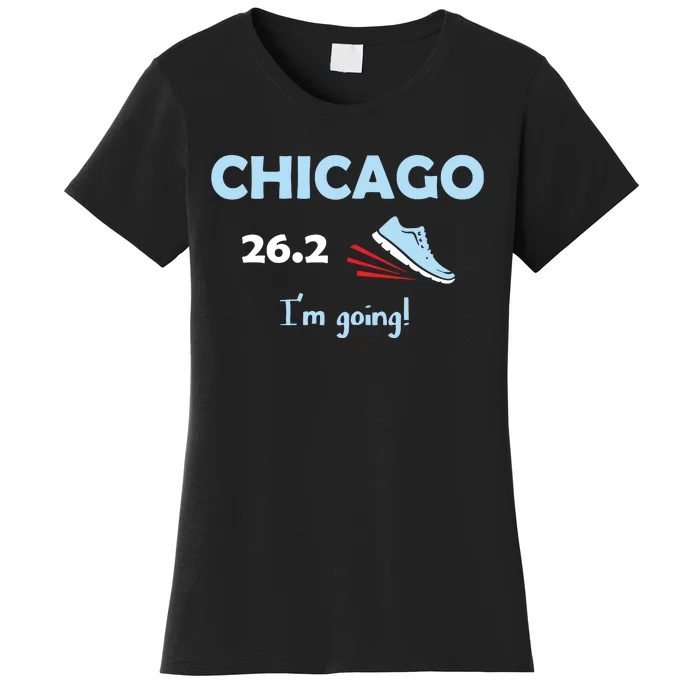 Chicago Im Going Marathon Runner Running 262 Women's T-Shirt