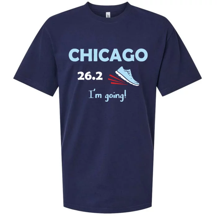 Chicago Im Going Marathon Runner Running 262 Sueded Cloud Jersey T-Shirt