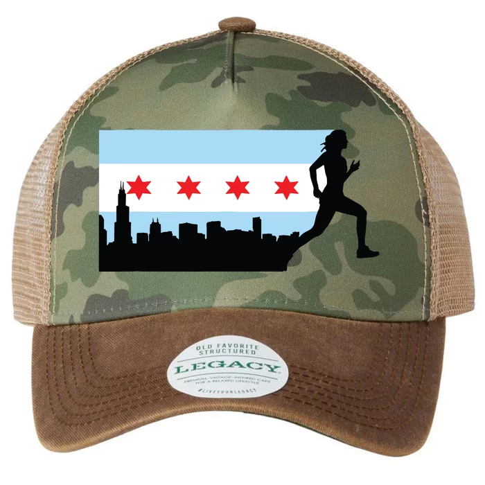 Chicago Im Going Marathon Runner Running 262 Legacy Tie Dye Trucker Hat