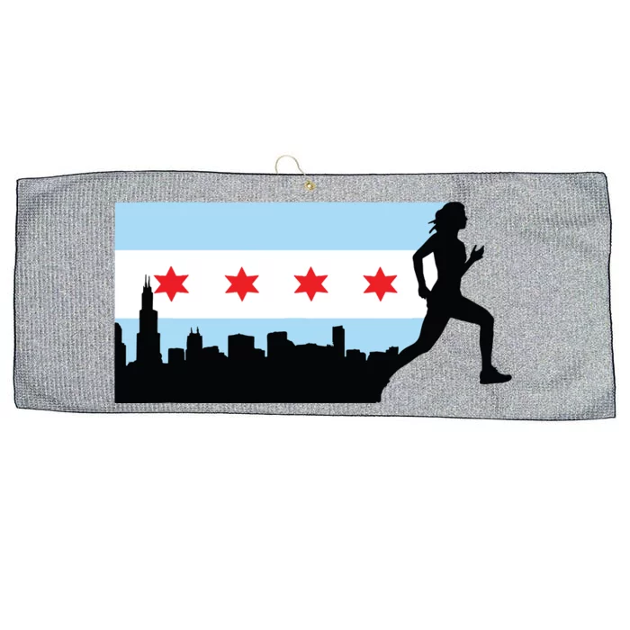 Chicago Im Going Marathon Runner Running 262 Large Microfiber Waffle Golf Towel