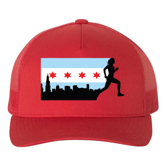 Chicago Im Going Marathon Runner Running 262 Yupoong Adult 5-Panel Trucker Hat