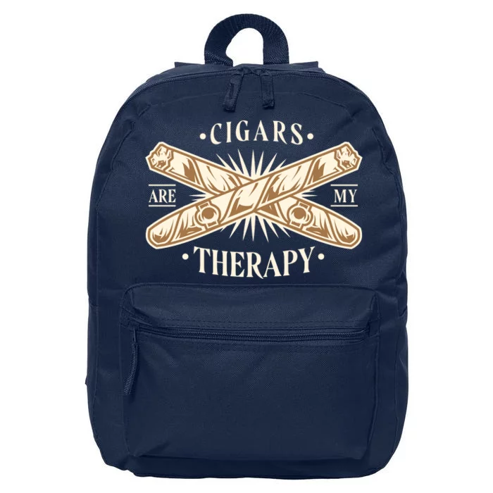 Cigars Are My Therapy 16 in Basic Backpack