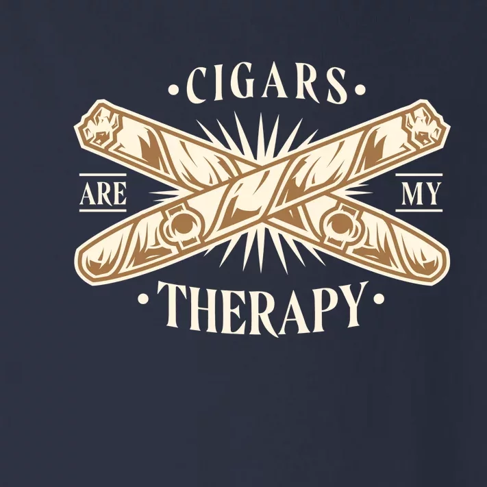 Cigars Are My Therapy Toddler Long Sleeve Shirt