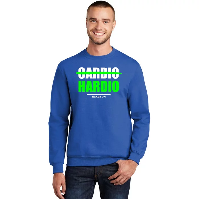 Cardio Is Hardio Bodybuilding Gains Gym Fitness Training Gift Sweatshirt