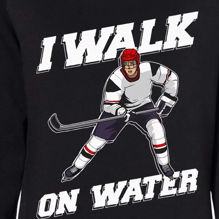 Cool Ice Hockey Player Art For Men Women Ice Hockey Lover Womens California Wash Sweatshirt