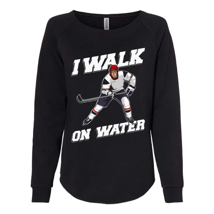 Cool Ice Hockey Player Art For Men Women Ice Hockey Lover Womens California Wash Sweatshirt