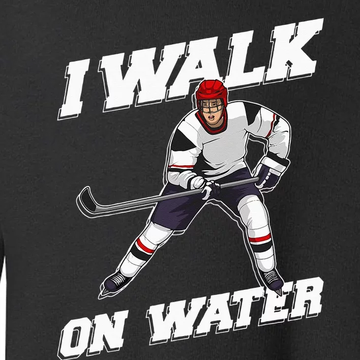 Cool Ice Hockey Player Art For Men Women Ice Hockey Lover Toddler Sweatshirt