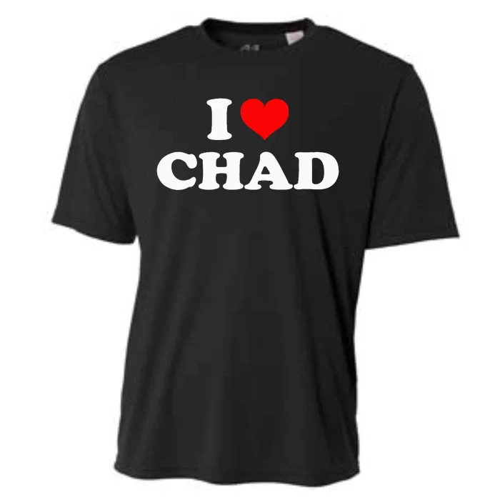 Chad I Heart Chad I Love Chad Cooling Performance Crew T-Shirt