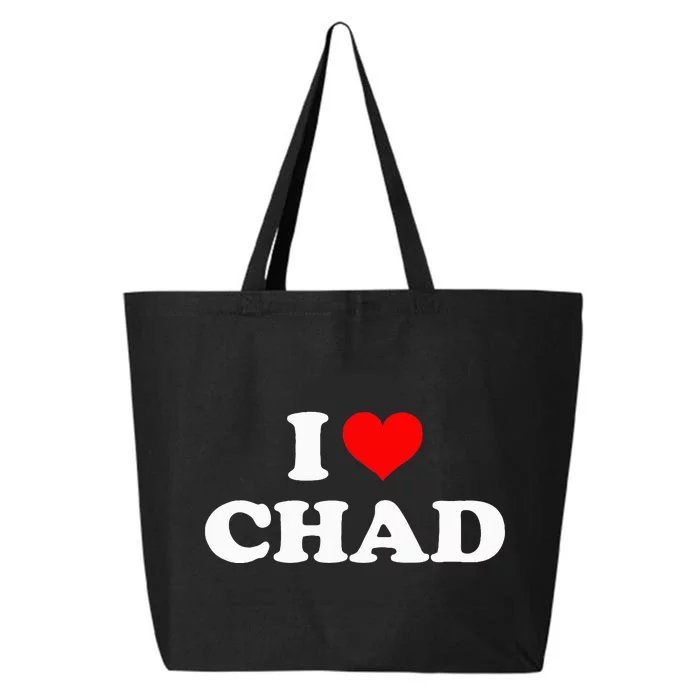 Chad I Heart Chad I Love Chad 25L Jumbo Tote