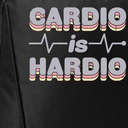 Cardio Is Hardio City Backpack